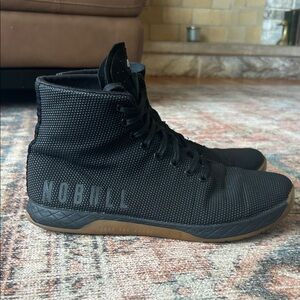 NOBULL High-Top Black Gum trainers